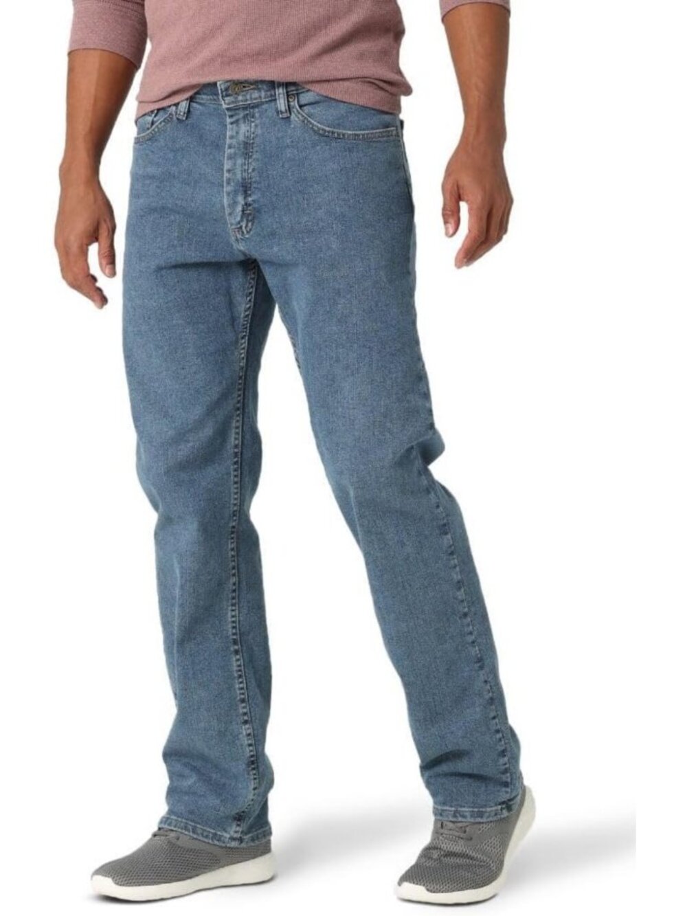 Men's Comfort Flex Waist Relaxed Fit Jeans - Stretchy, Casual Denim Pants